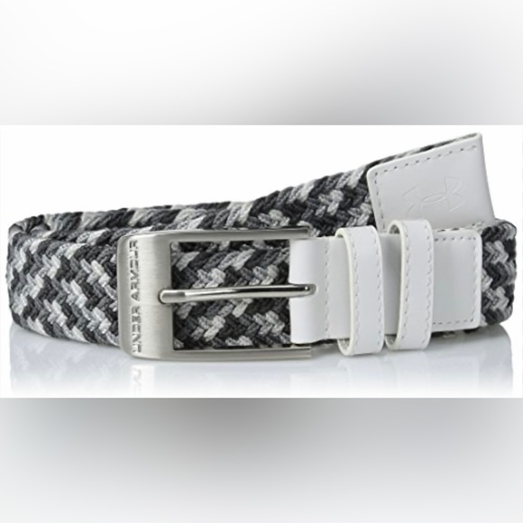 Under Armour Black and White Men's Belt - Picture 1 of 9